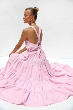 Victoria Maxi Dress PINK