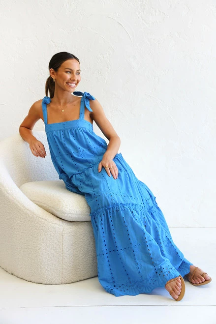 Georgia Dress COBALT BLUE - Image 2