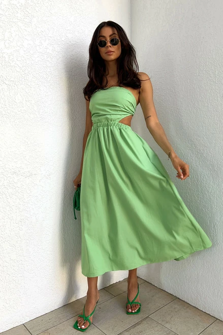 Dani Midi Dress GREEN