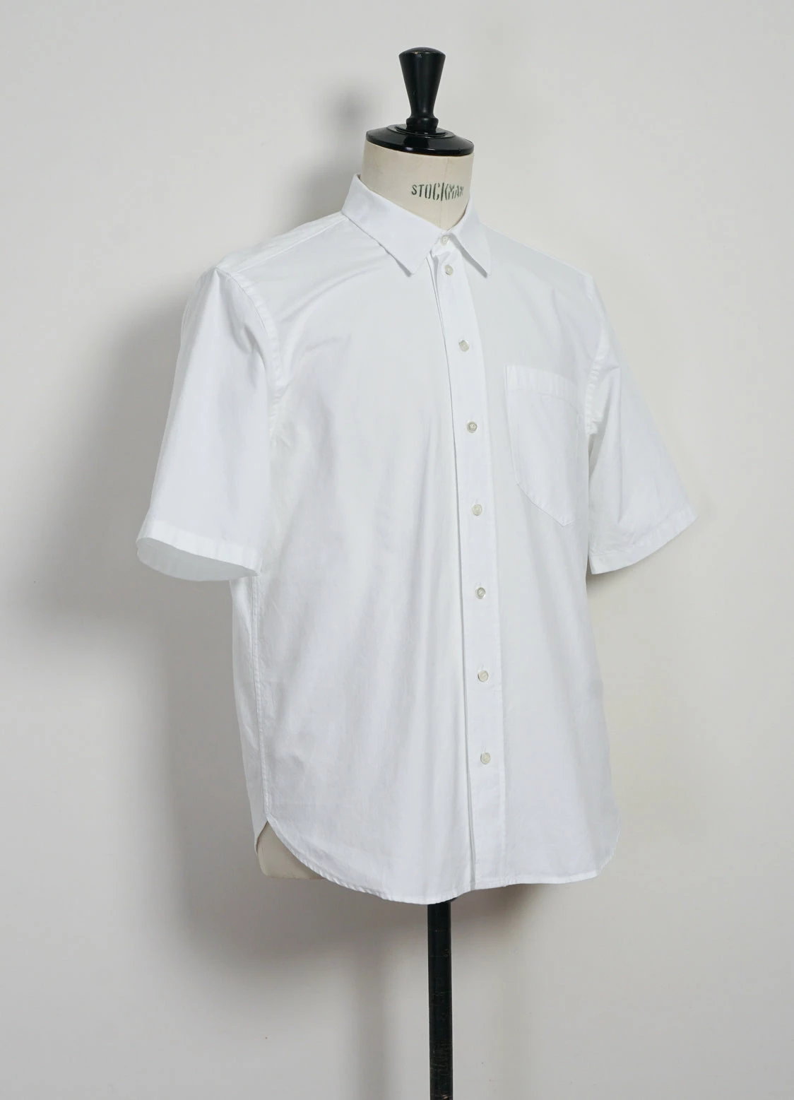 HANSEN GARMENTS REIDAR | Loose Fit Short Sleeve Shirt | White - Image 2