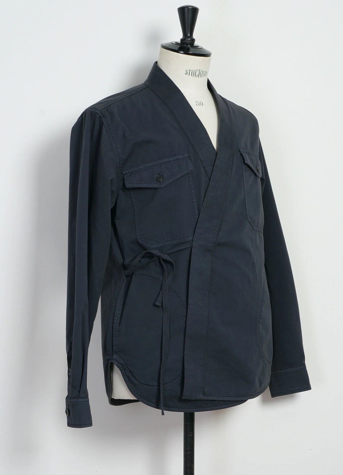 HANSEN GARMENTS REMY | East & West Shirt Jacket | Blue Grey - Image 3
