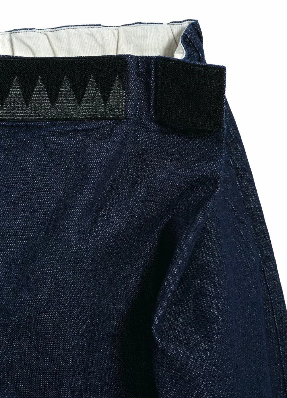 KAPITAL EASY BEACH GO | 12oz Broken Denim Trousers | Indigo - Image 2
