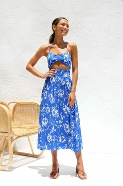 Ella Dress BLUE FLORAL