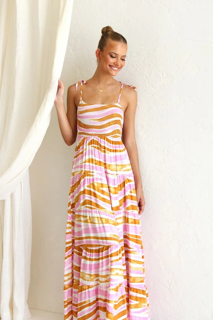 Jesslyn Maxi Dress MULTI - Image 4