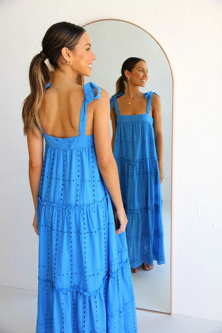 Georgia Dress COBALT BLUE - Image 3