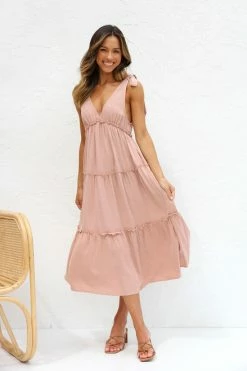 Fiona Dress DUSTY ROSE