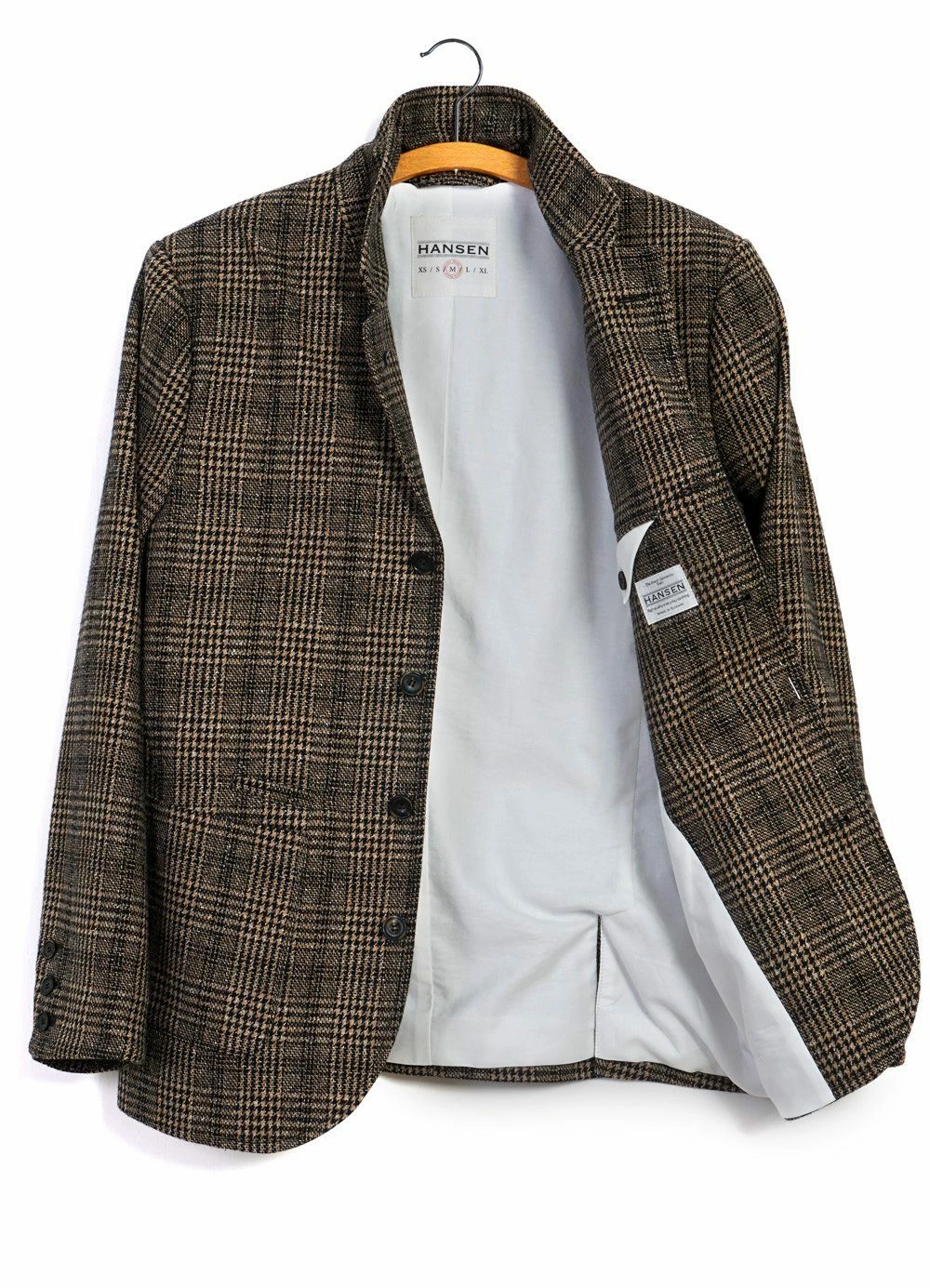 HANSEN GARMENTS ANKER | Four Button Classic Blazer | Checkered - Image 3