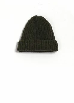 INIS MEÁIN BEANIE | Rib Hat | Loden