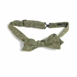 KAI D BOW TIE | Jacquard Dragon Fly | Green