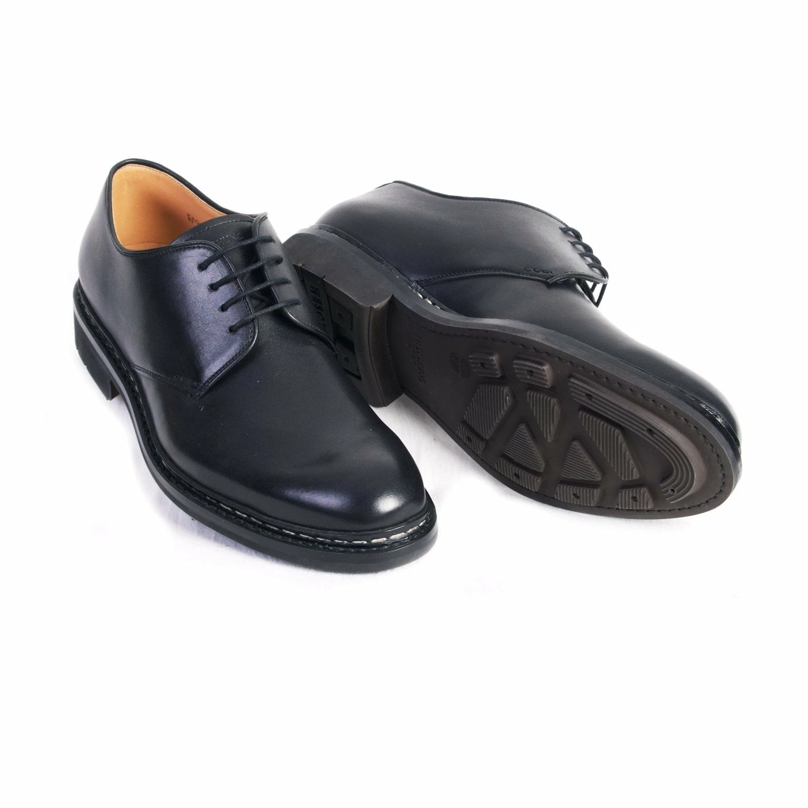 Heschung CROCUS | Leather Derby Shoe | Black - Image 3