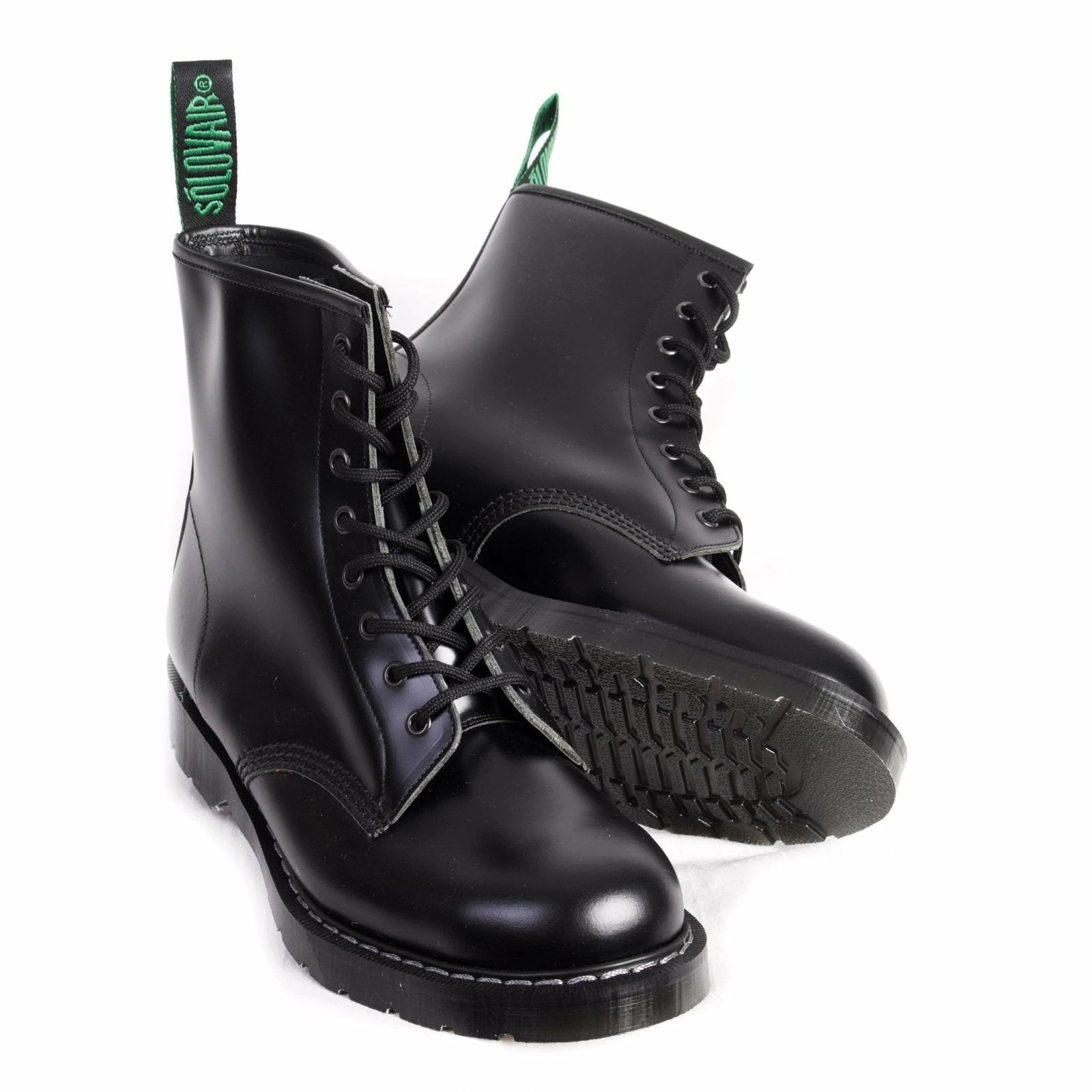 Solovair DERBY BOOT | 8 Eye | Black - Image 2