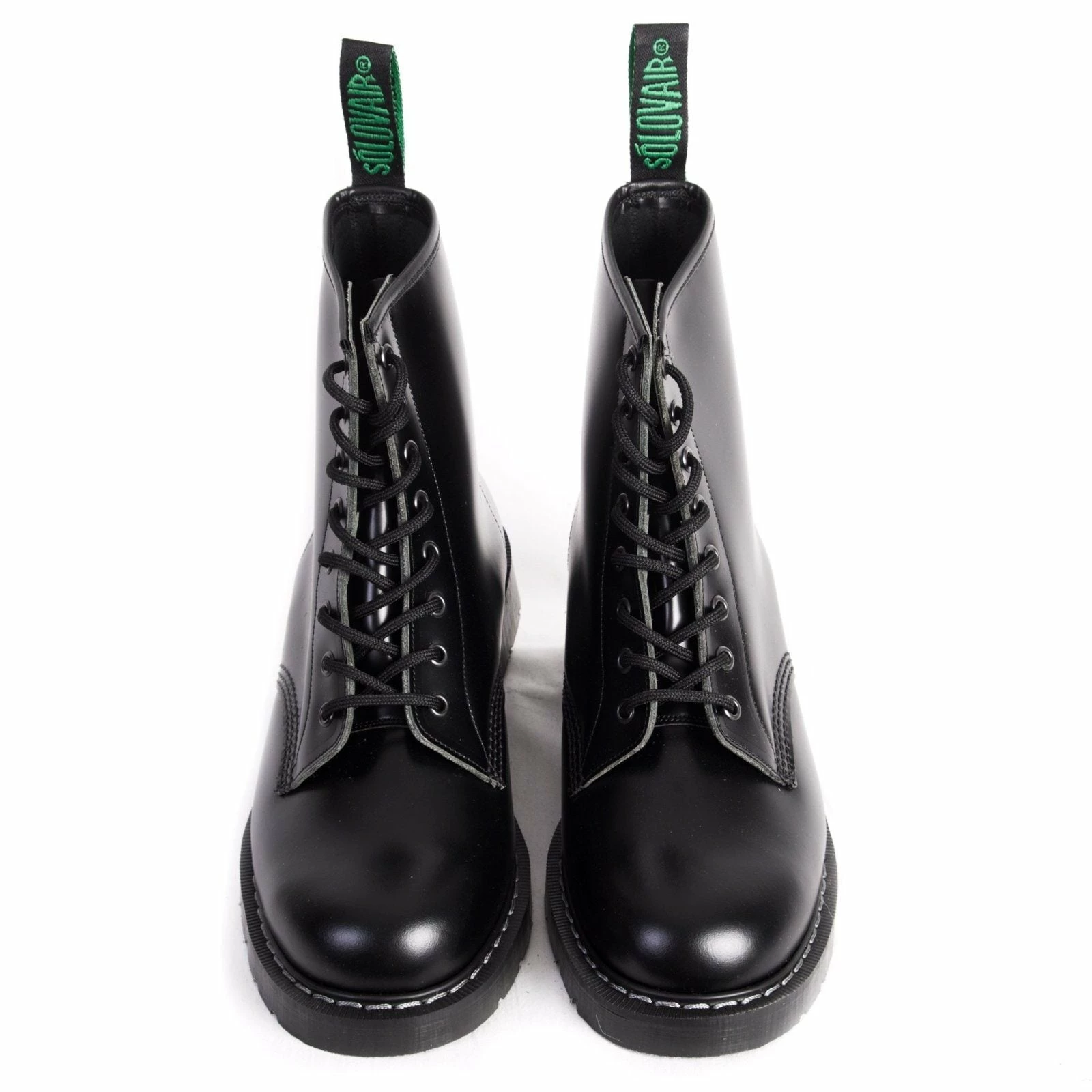 Solovair DERBY BOOT | 8 Eye | Black