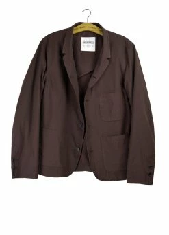 HANSEN GARMENTS ELIAS | Four Button Blazer | Dark Rust