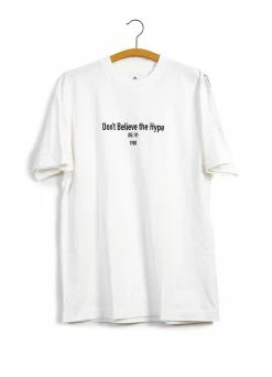 MOUNTAIN RESEARCH FAVORITE TRACK T | Don't Believe The Hype | White