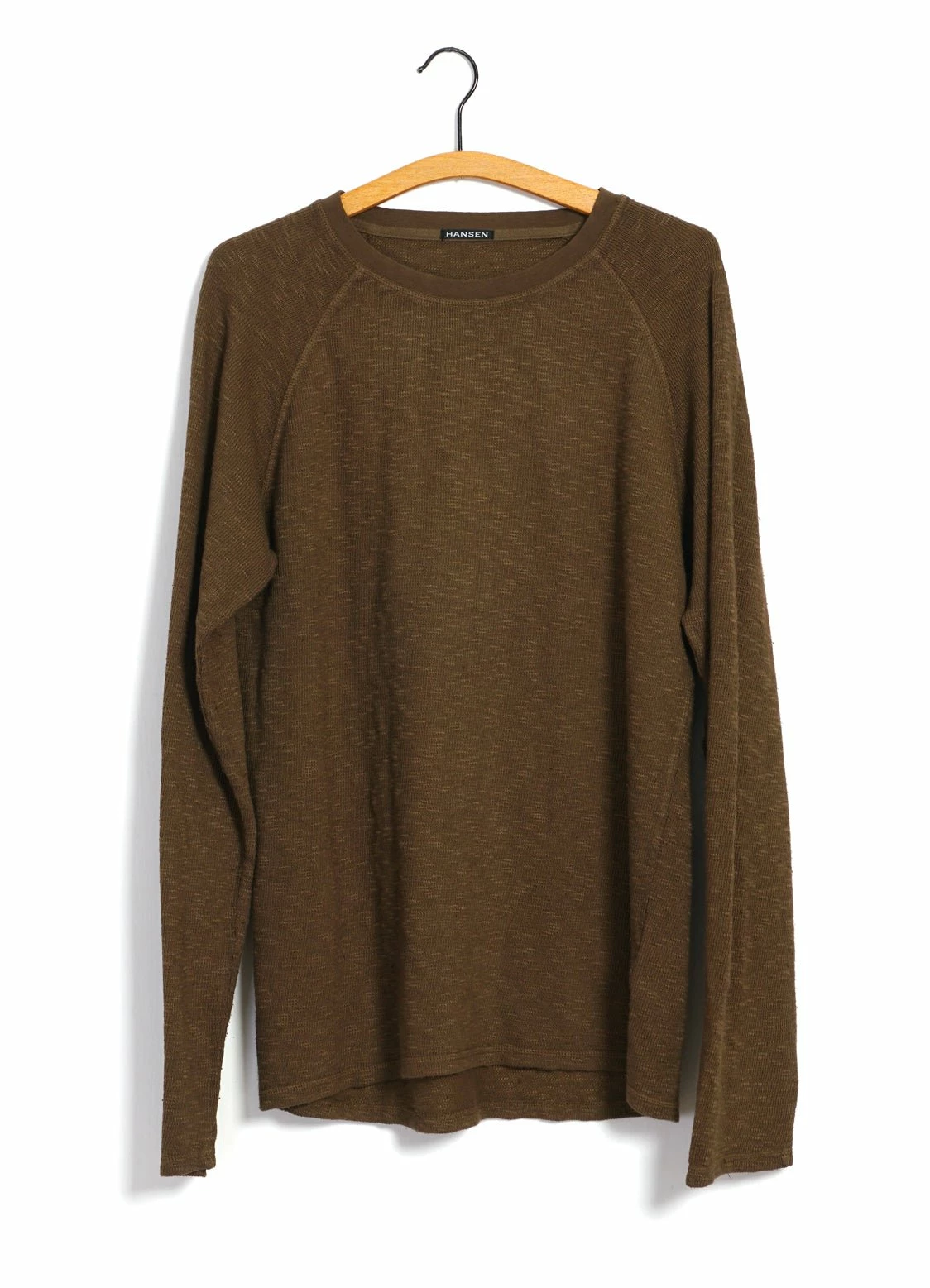 HANSEN GARMENTS FELIX | Raglan Long Sleeve T-shirt | Plant