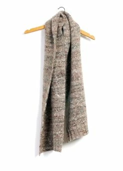 HANSEN GARMENTS FRANS | Chunky Knitted Scarf | Beigetweed