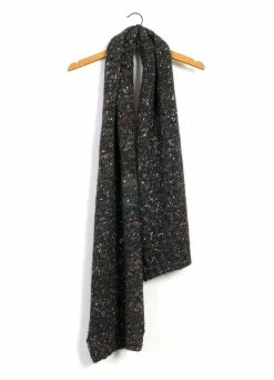 HANSEN GARMENTS FRANS | Chunky Knitted Scarf | Browntweed