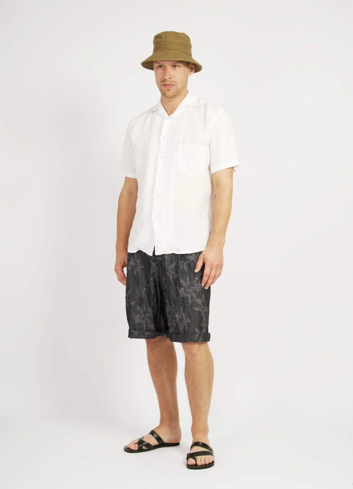 HANSEN GARMENTS GILBERT |Â Wide Cut Shorts | Botanic Indigo - Image 5