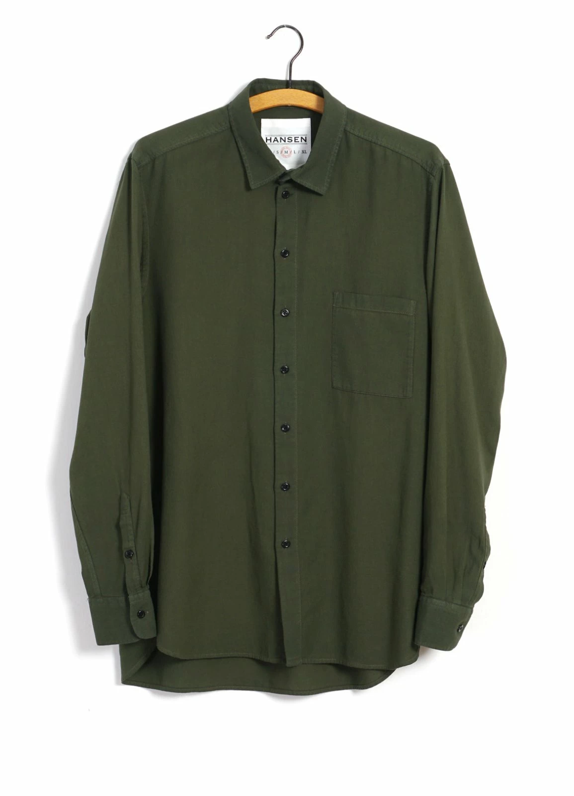 HANSEN GARMENTS HENNING | Casual Classic Shirt | August Green