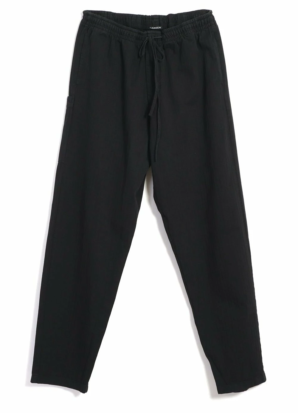 HANSEN GARMENTS JACK | Casual Drawstring Pants | Black