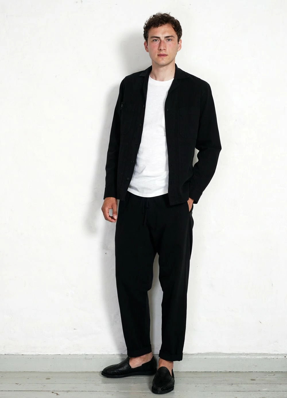HANSEN GARMENTS JACK | Casual Drawstring Pants | Black - Image 2