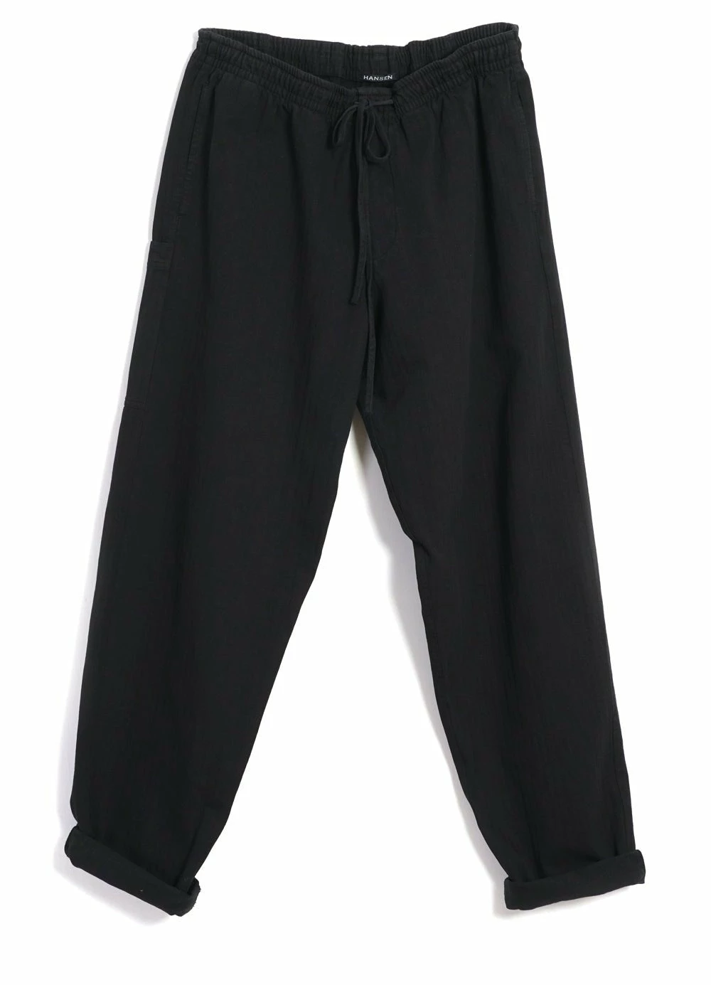 HANSEN GARMENTS JACK | Casual Drawstring Pants | Black - Image 3