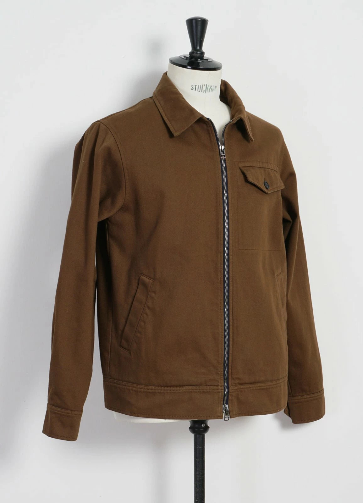HANSEN GARMENTS JARLE | Casual Zipper Jacket | Nut - Image 4