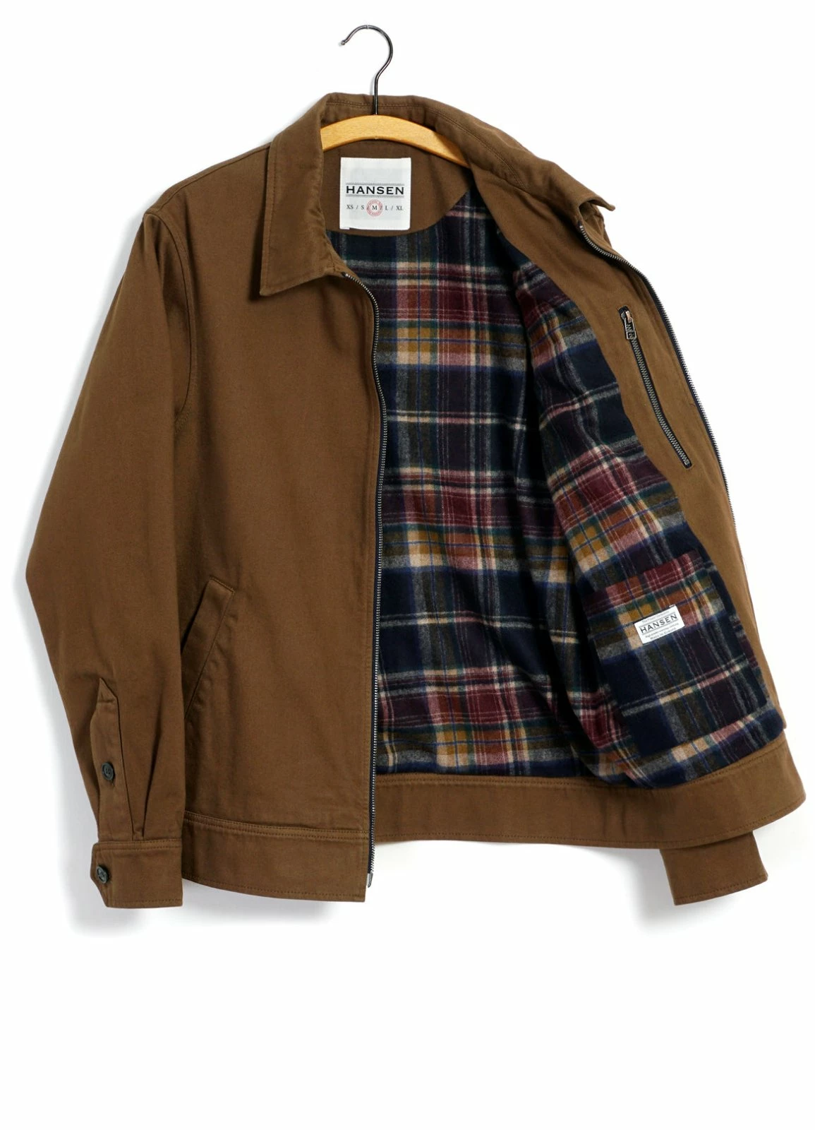 HANSEN GARMENTS JARLE | Casual Zipper Jacket | Nut - Image 3