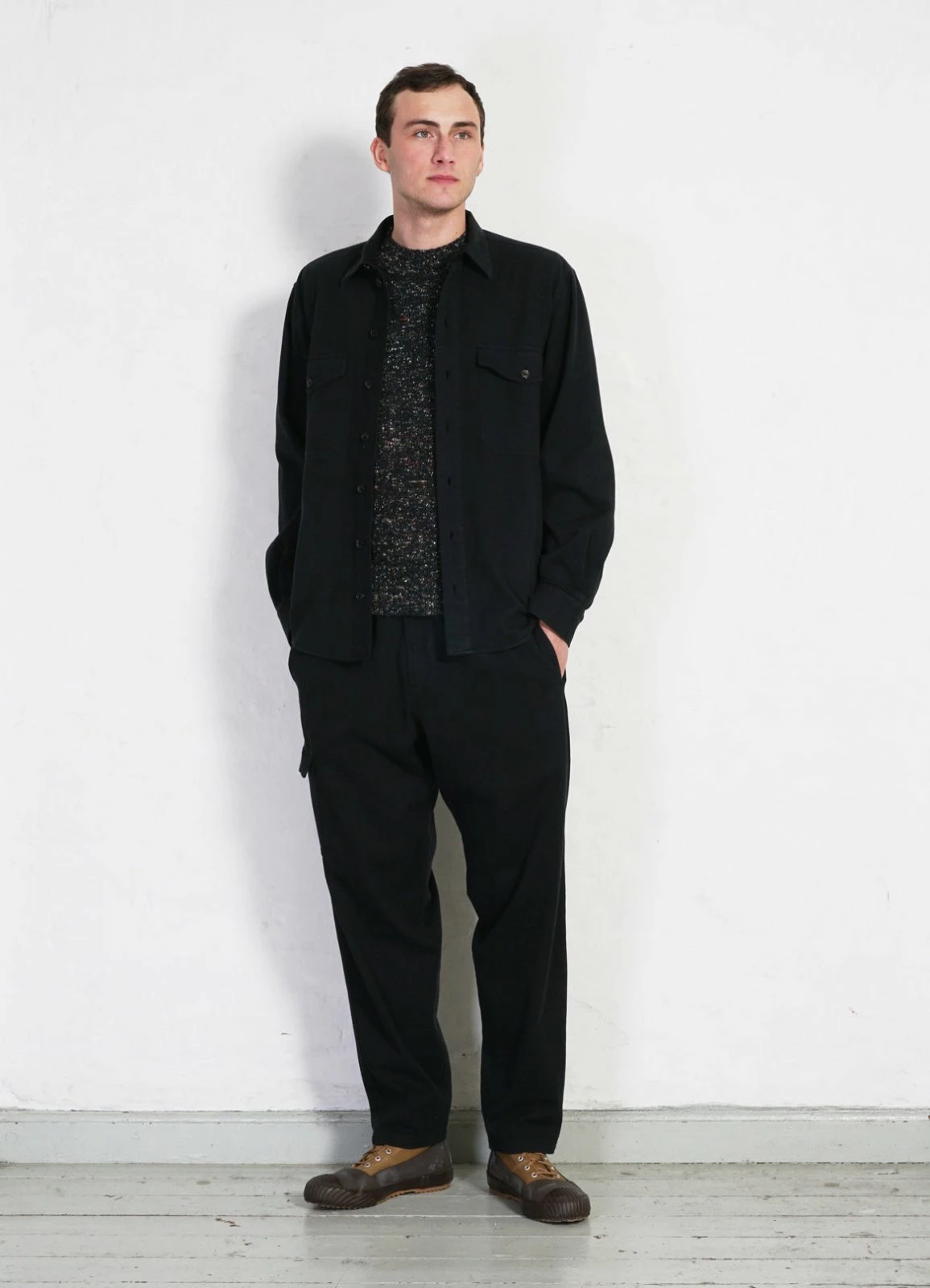 HANSEN GARMENTS JIMMY | Casual Cargo Drawstring Pants | Black - Image 5