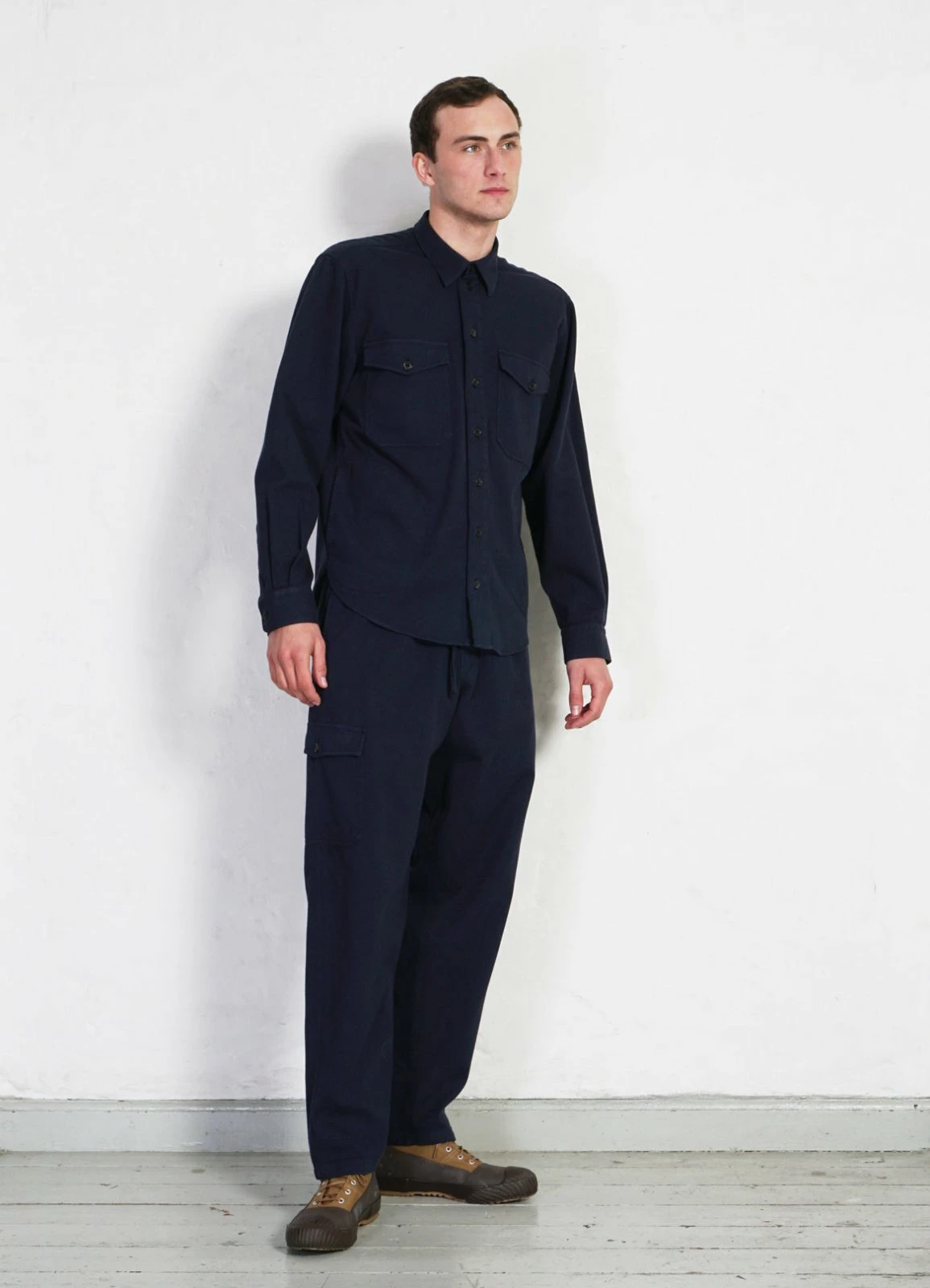 HANSEN GARMENTS JIMMY | Casual Cargo Drawstring Pants | Navy - Image 8