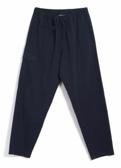 HANSEN GARMENTS JIMMY | Casual Cargo Drawstring Pants | Navy
