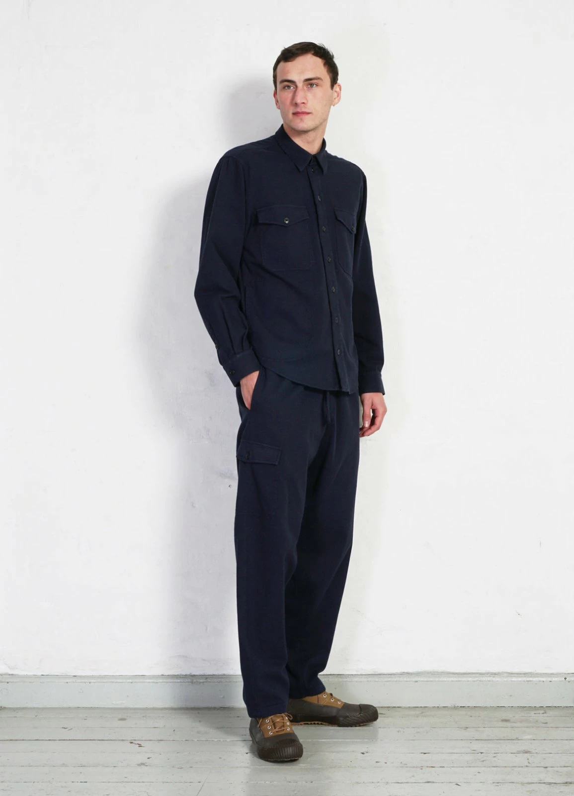 HANSEN GARMENTS JIMMY | Casual Cargo Drawstring Pants | Navy - Image 7