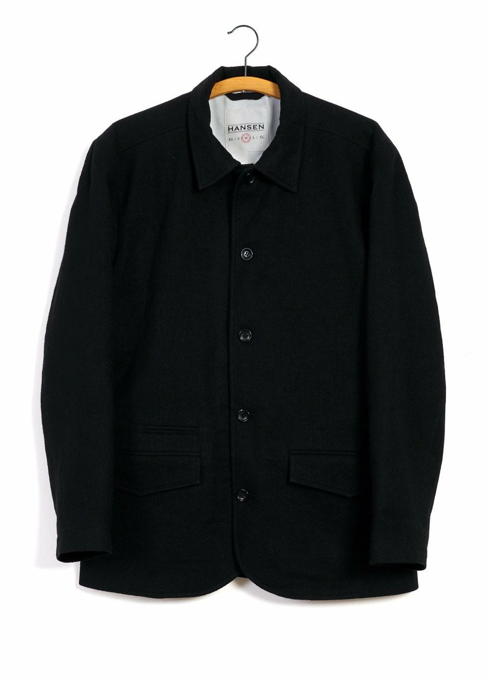 HANSEN GARMENTS JOHANNES | Relaxed Blazer Jacket | Black