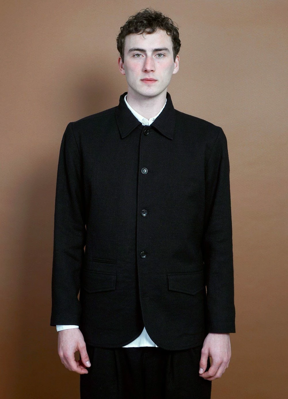 HANSEN GARMENTS JOHANNES | Relaxed Blazer Jacket | Black - Image 4