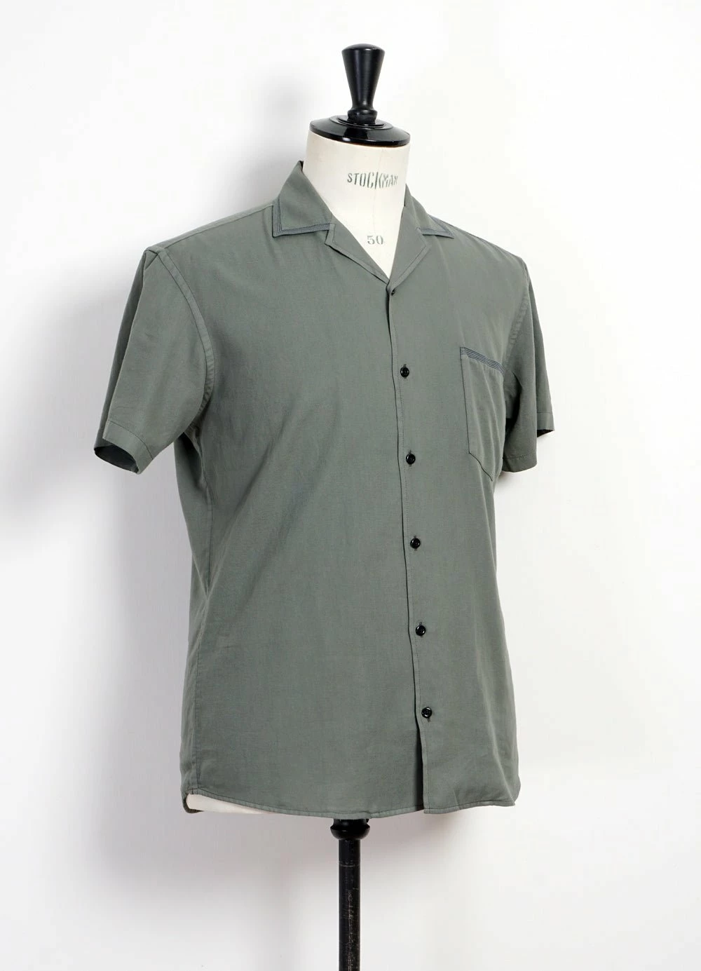 HANSEN GARMENTS JONNY | Short Sleeve Shirt | Eucalyptus - Image 2
