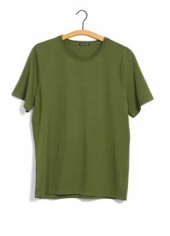HANSEN GARMENTS JULIAN | Crew Neck T-Shirt | Cretan Green
