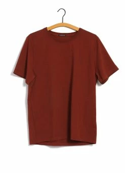 HANSEN GARMENTS JULIAN | Crew Neck T-Shirt | Terracotta