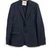 HANSEN GARMENTS KRISTIAN | Two Button Blazer | Navy Melange