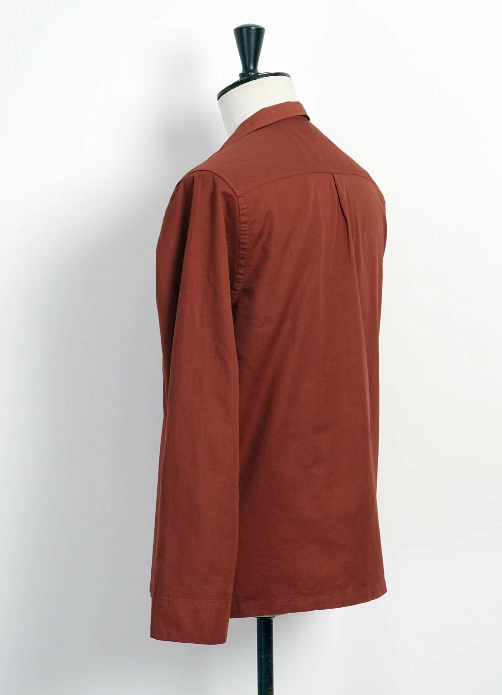 HANSEN GARMENTS MARIUS | Casual Pull On Shirt | Terracotta - Image 4