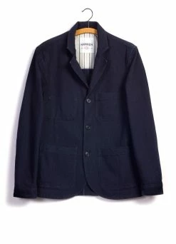 HANSEN GARMENTS NICOLAI | Informal 3-button Blazer | Black Indigo