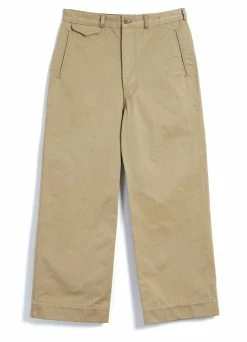 Monitaly OFFICER CHINO | Wide Fit Chino Pants | Khaki