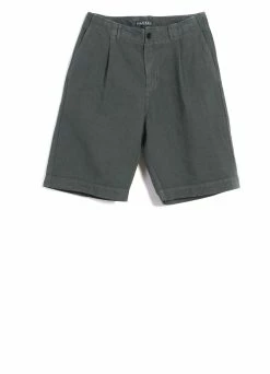 HANSEN GARMENTS ROBIN | Super Wide Pleated Shorts | Oxidized