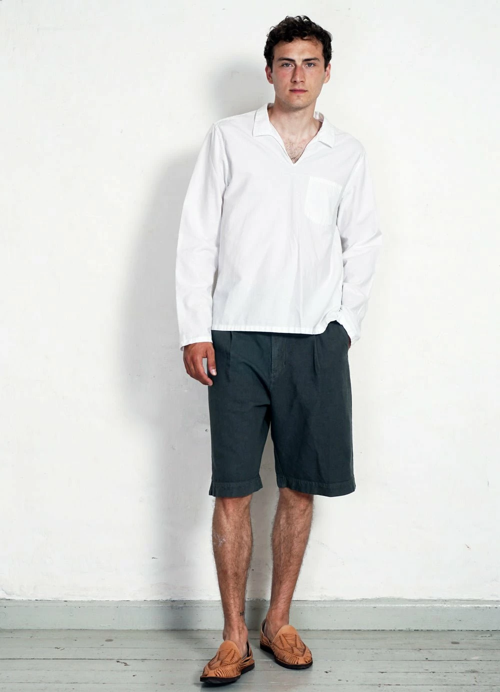 HANSEN GARMENTS ROBIN | Super Wide Pleated Shorts | Oxidized - Image 2