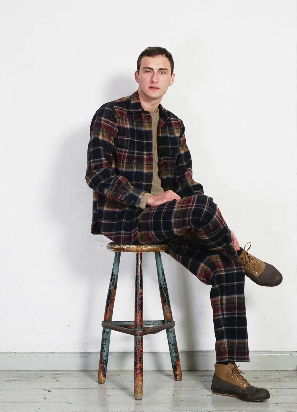 HANSEN GARMENTS RUBEN | Casual Over Shirt | Multi Colour Check - Image 9