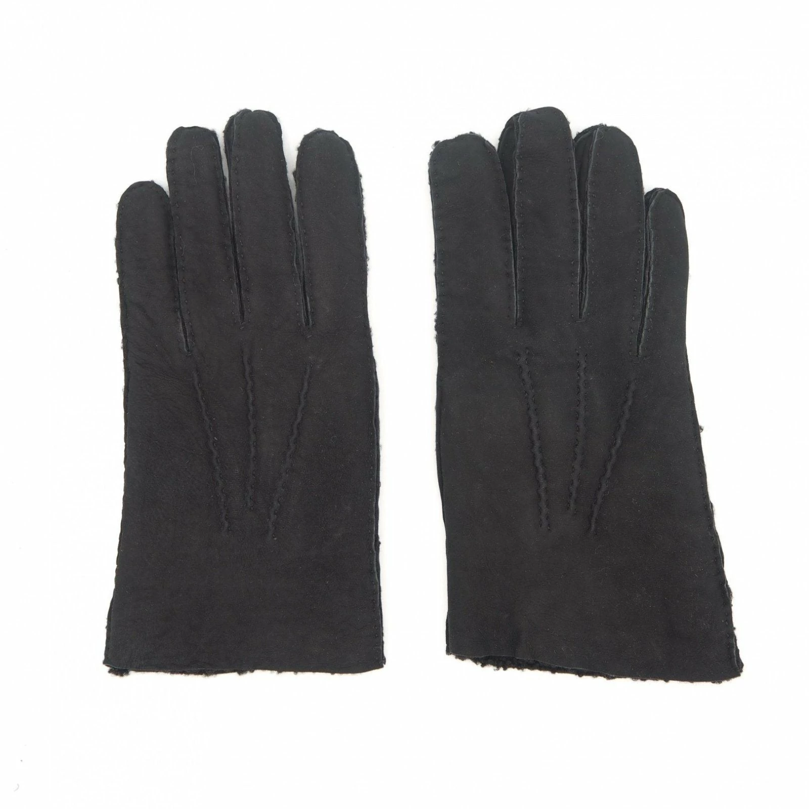 SAUSO SAMU | Curly Lamb Fur | Black - Image 2