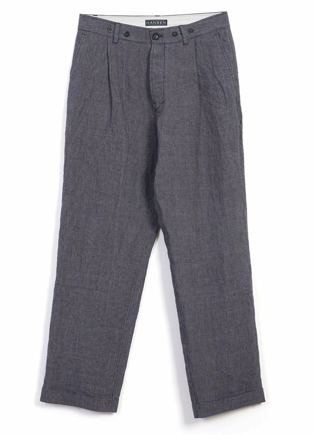HANSEN GARMENTS SUNE | Pleated Wide Cut Trousers | River