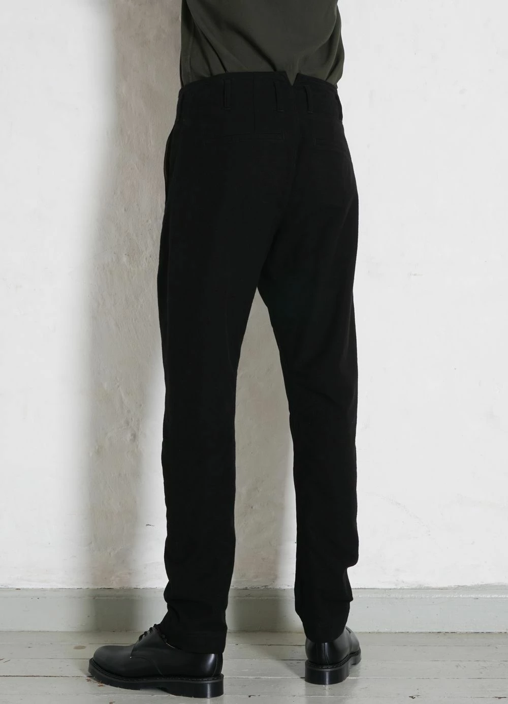 HANSEN GARMENTS SVENNING | Slim Fit Trousers | Black - Image 3