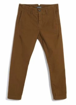 HANSEN GARMENTS SVENNING | Slim Fit Trousers | Turmeric