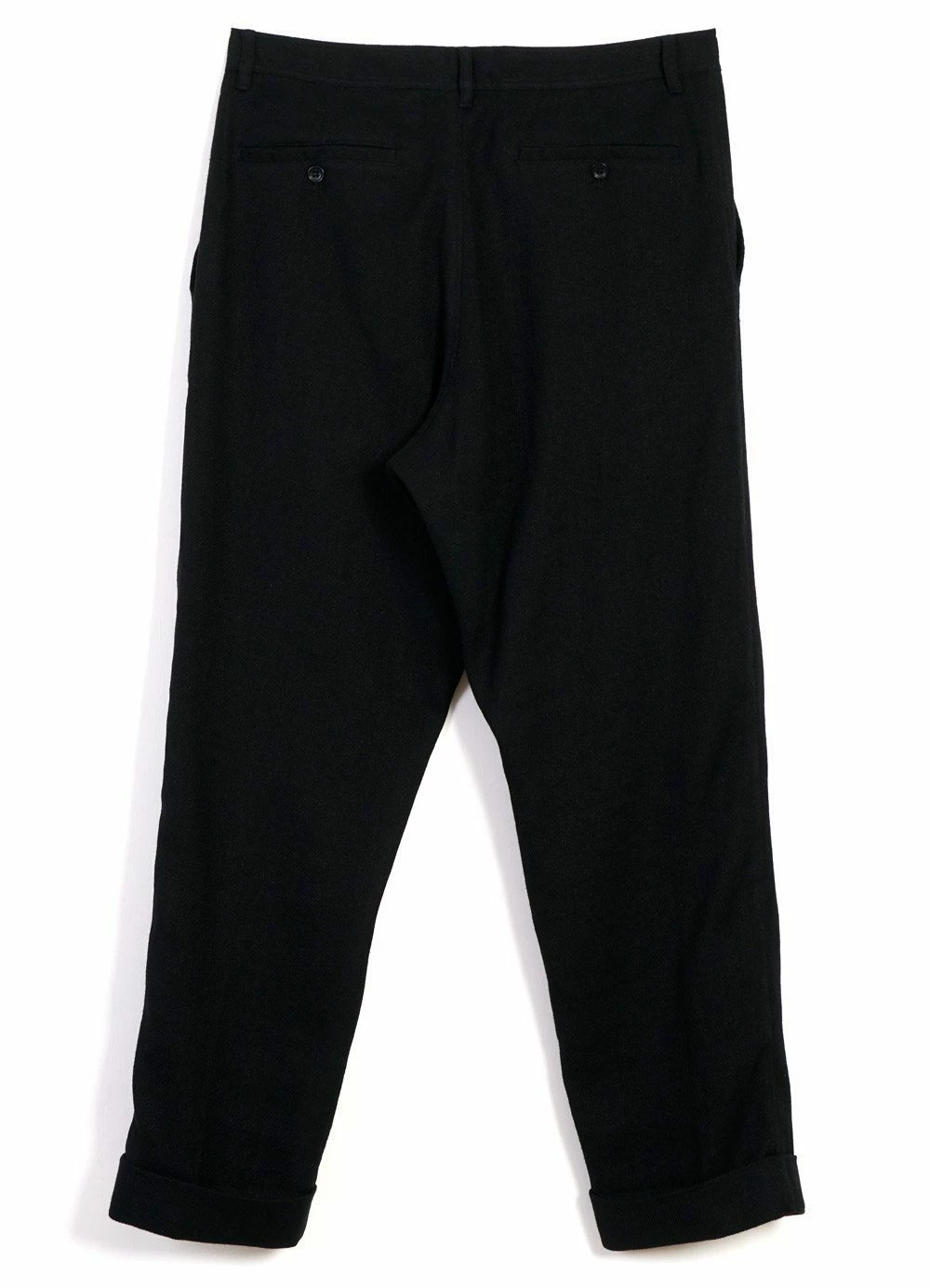 HANSEN GARMENTS SYLVESTER | Double Pleated Trousers | Black - Image 2
