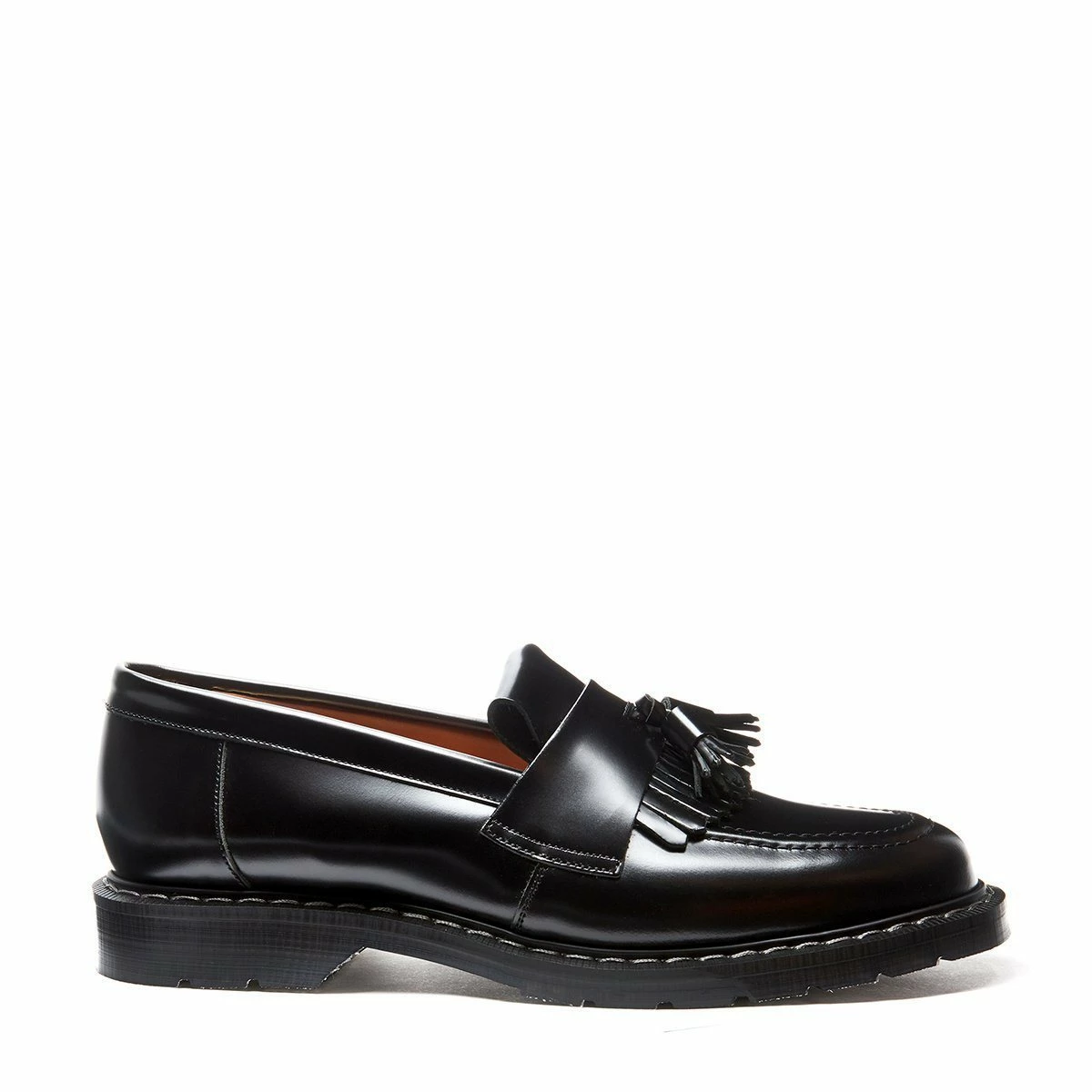 Solovair TASSEL LOAFER | Black High Shine - Image 2